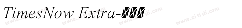 TimesNow Extra字体转换